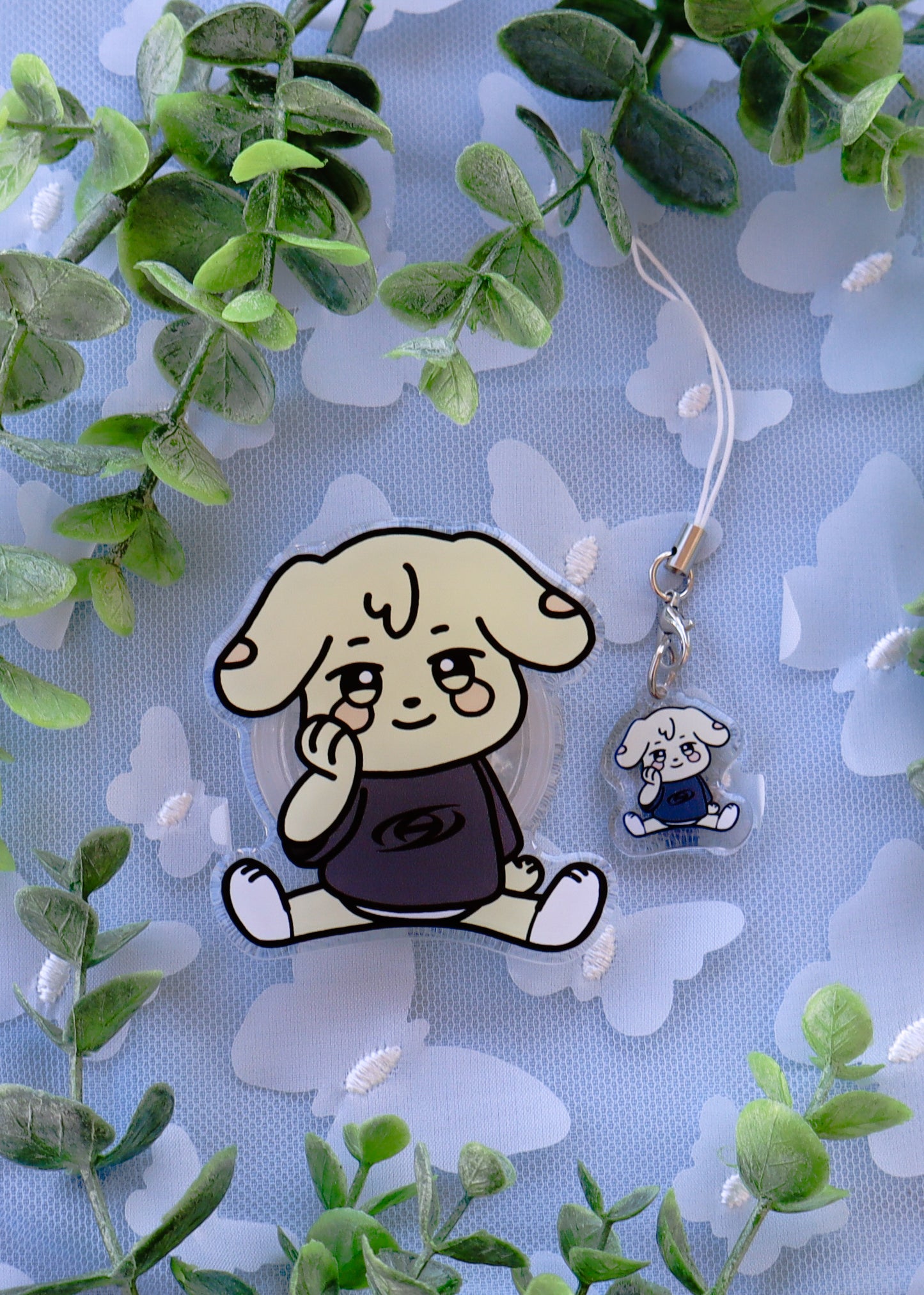 Aniteez TYUdeongi Phone Charm & Grip Combo