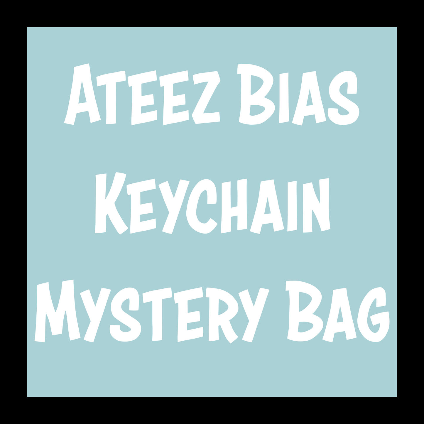 Mystery Bias Keychain Bag: Ateez