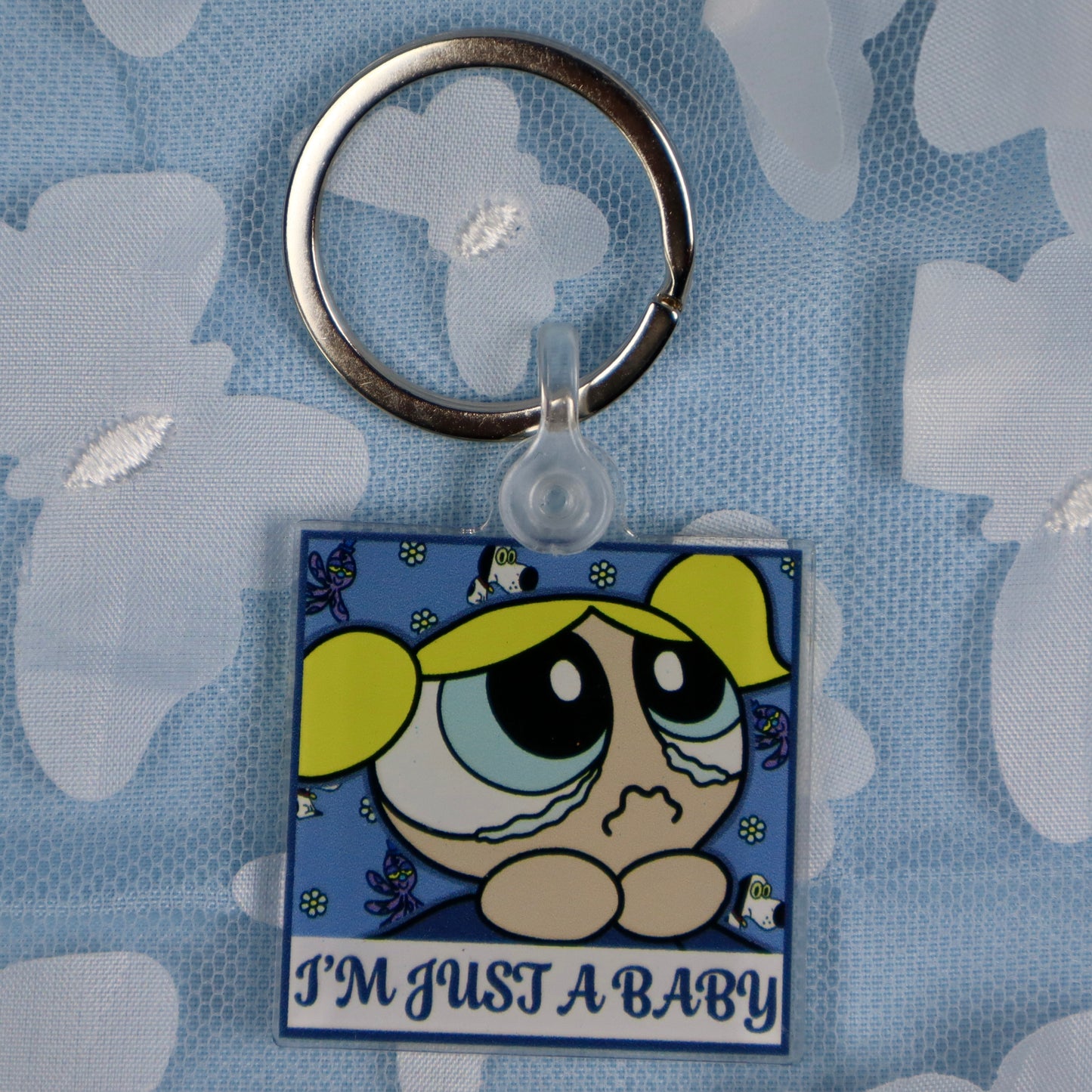 I'm Just A Baby: Bubbles Keychain