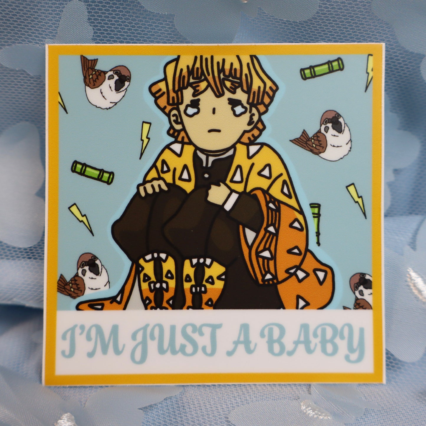 I'm Just A Baby: Zenitsu Sticker