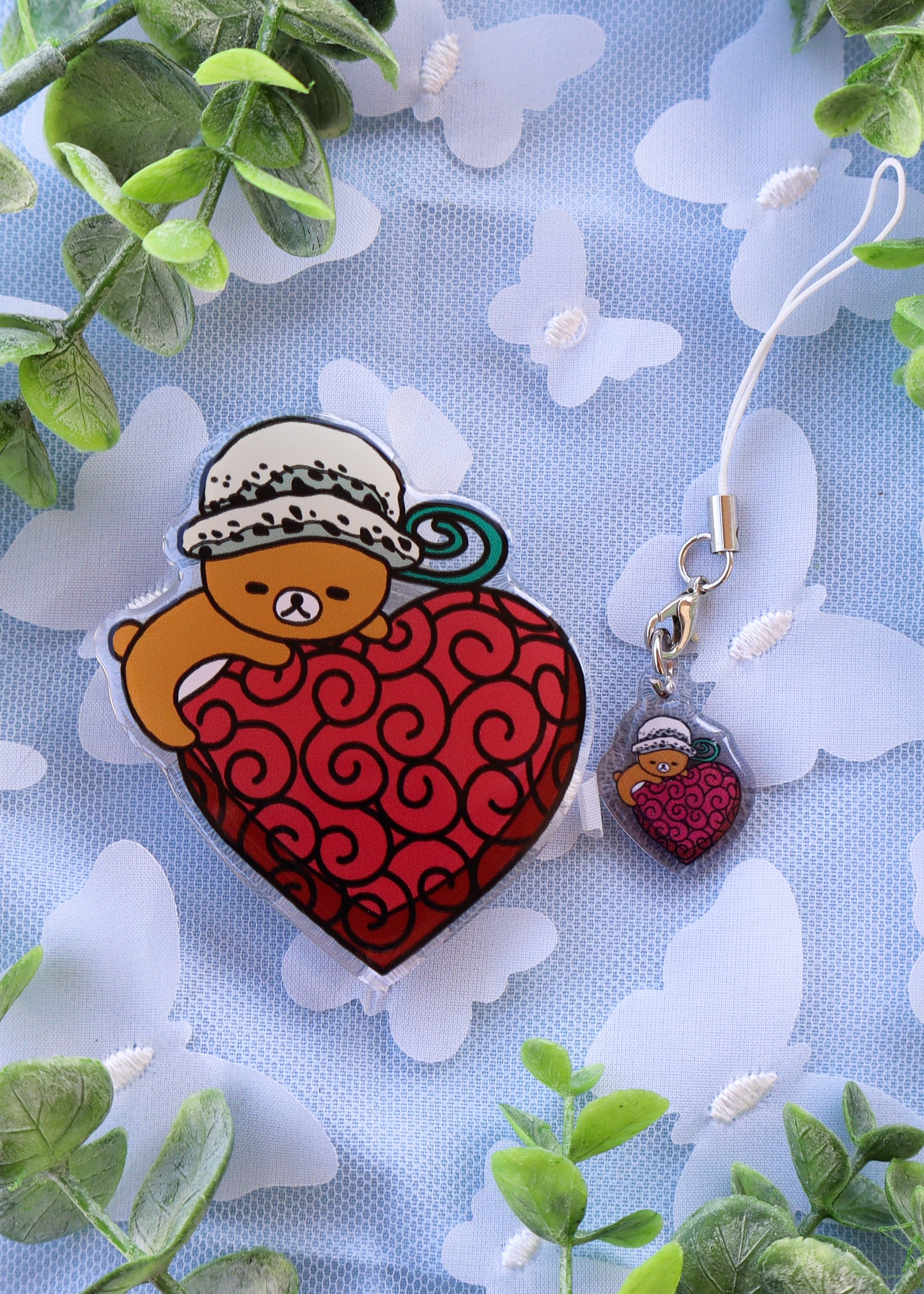 Rilakkuma X Law Phone Charm & Grip Combo