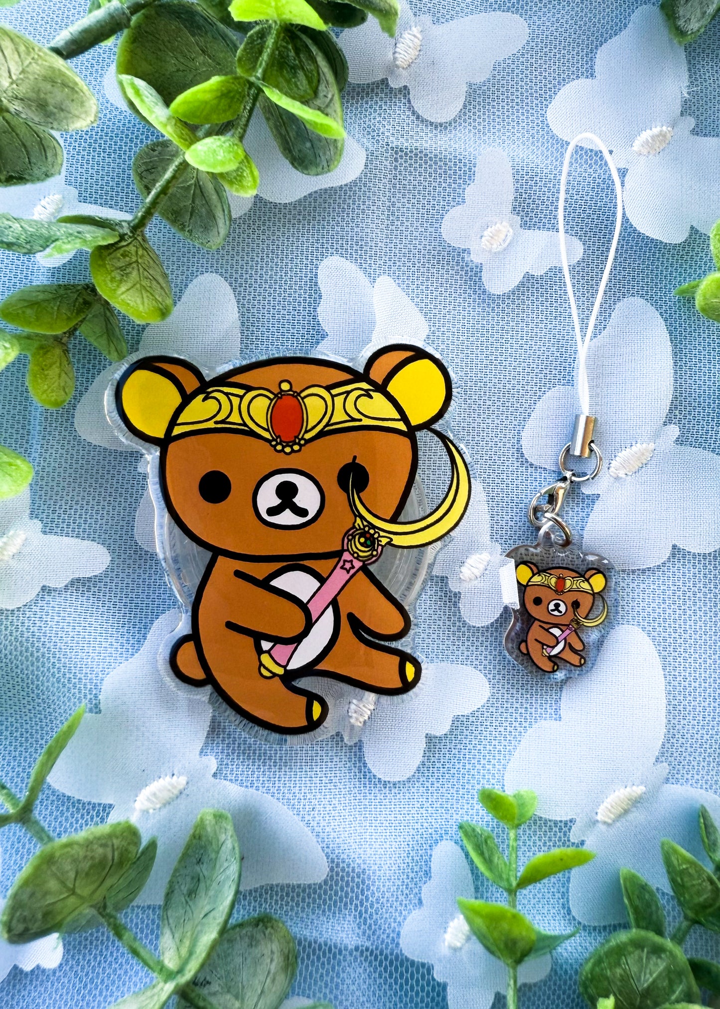 Rilakkuma X Sailor Moon Phone Charm & Grip