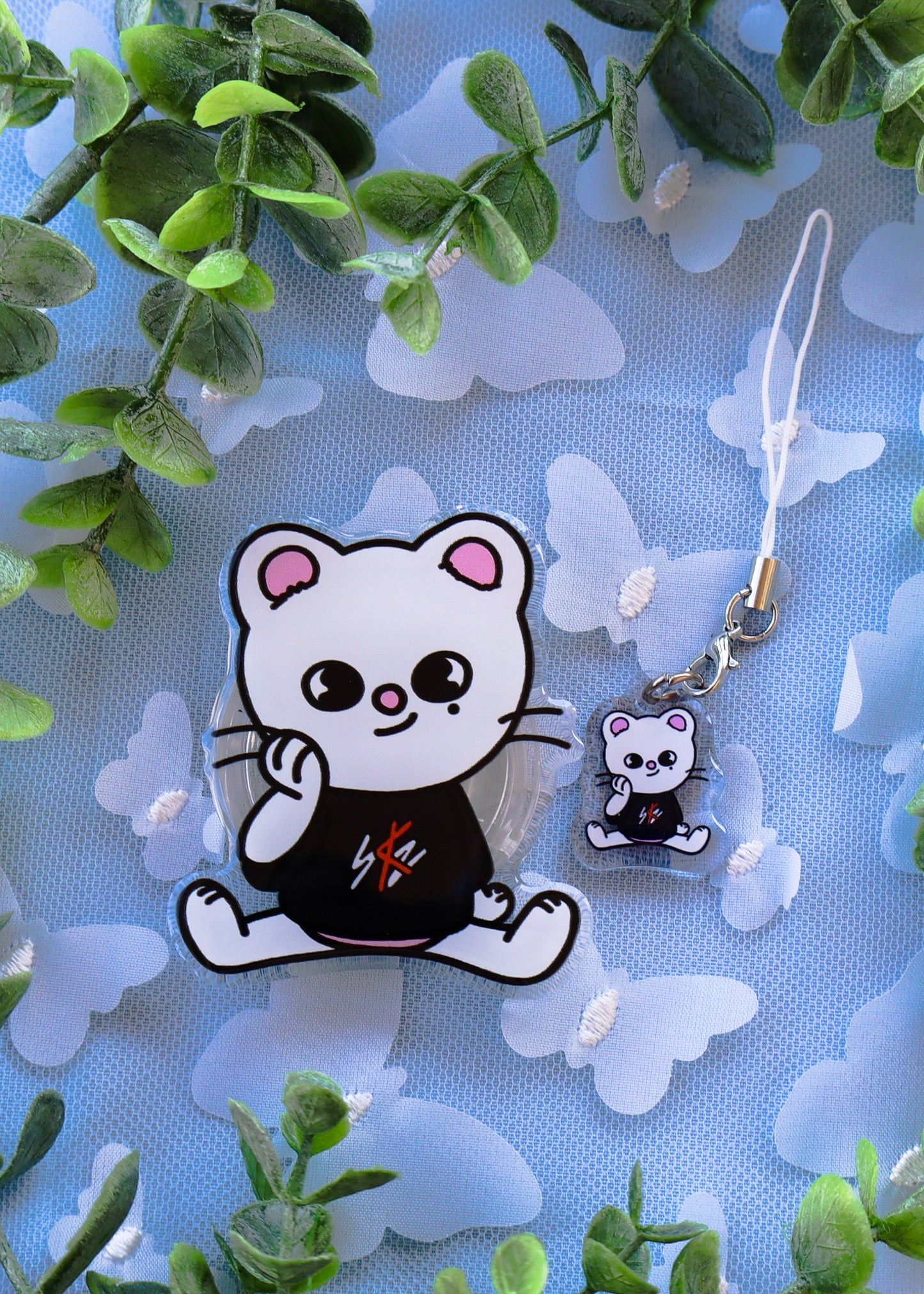 Skzoo Jiniret Phone Charm & Grip Combo