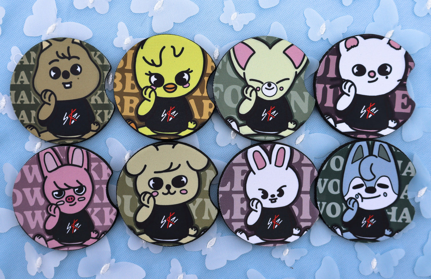 Skzoo Wolf Chan Car Coaster
