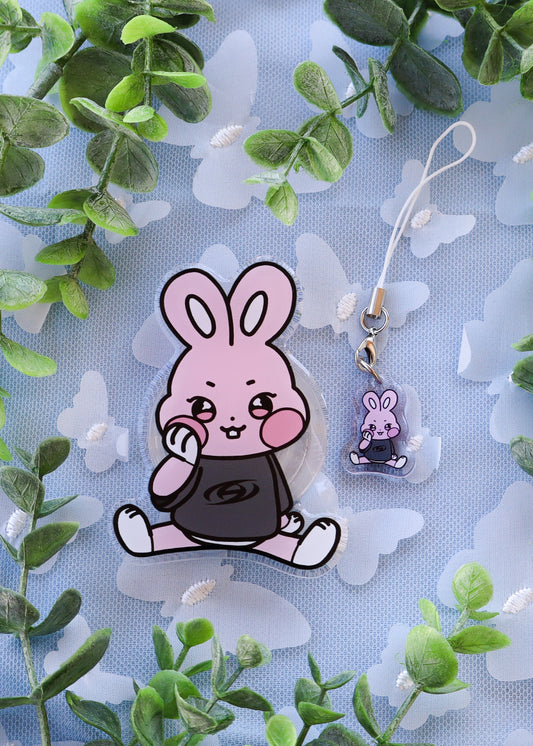 Aniteez DDEONGbyeoli Phone Charm & Grip Combo