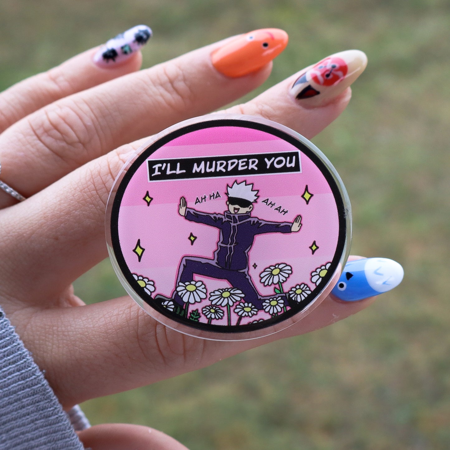 I'll Murder You: Gojo Phone Grip