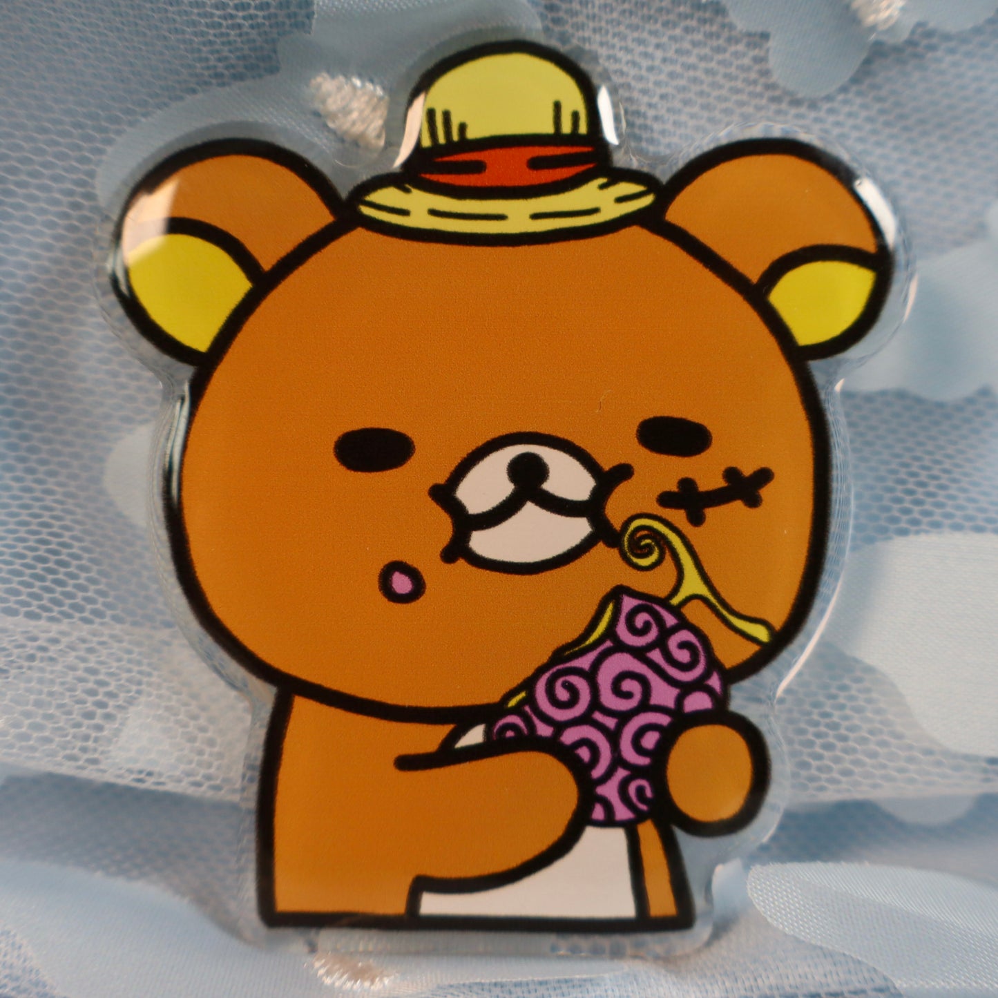 Rilakkuma x Munching Luffy Phone Grip