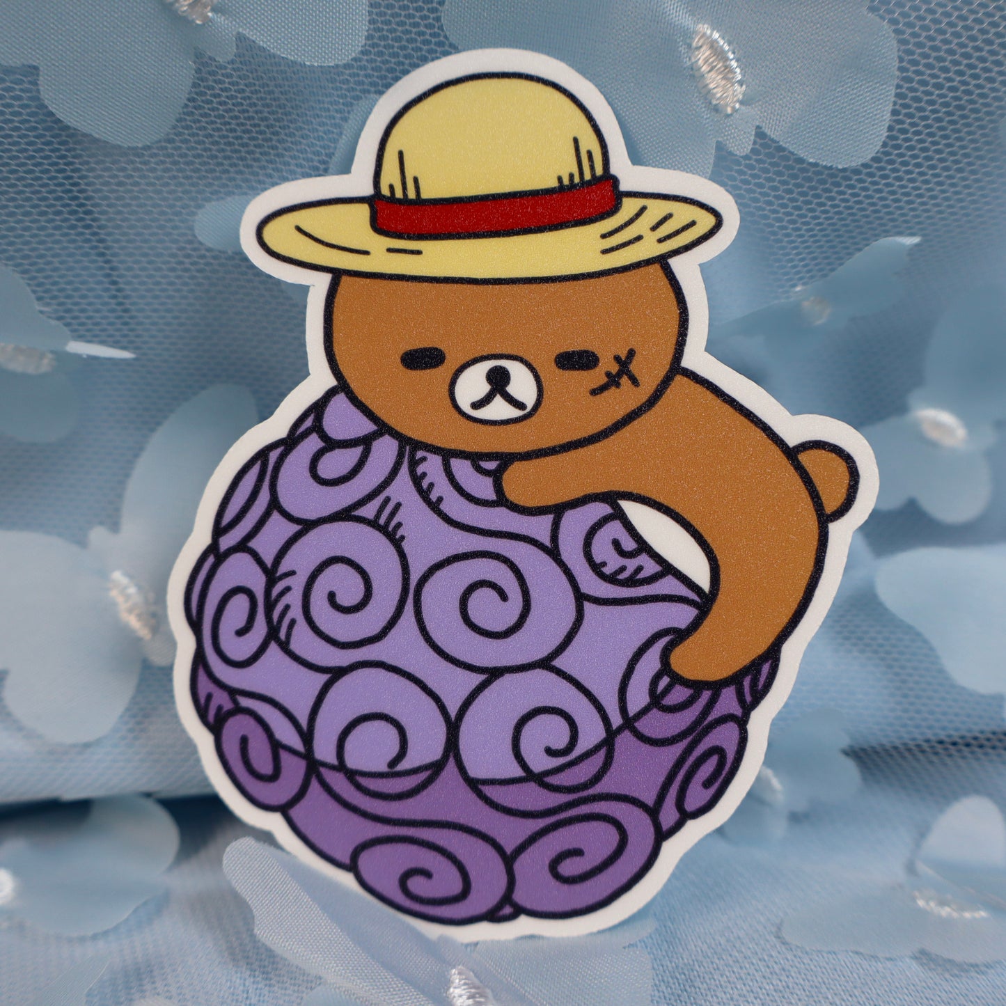 Rilakkuma x Luffy Sticker