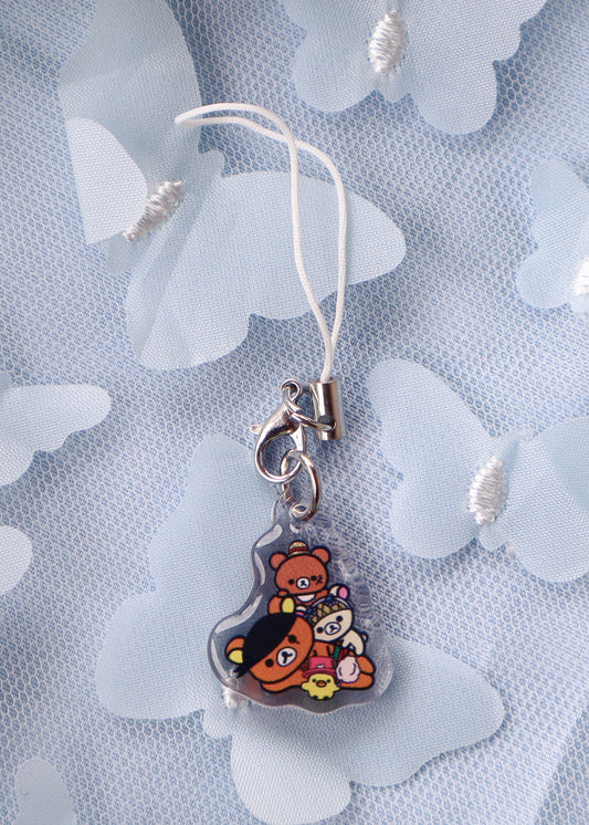 Rilakkuma X Straw Hats Phone Charms