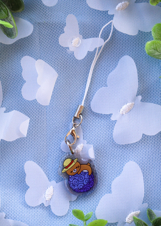 Rilakkuma X Luffy Phone Charm